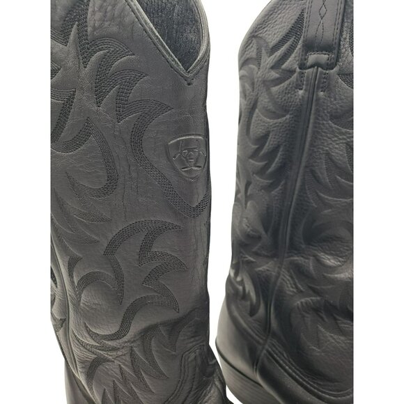 Ariat Heritage Western Cowboy Boots Mens 9.5 EE Black 10002218 34770 Need Insole main image 6